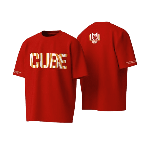 T-shirt CUBE Rouge